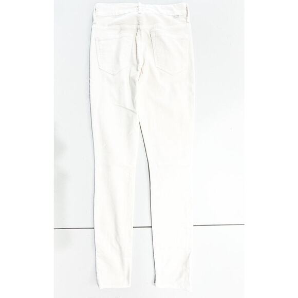 Mother High Waisted Looker Soft Focus Off White Denim Jeans Size 25 - Picture 5 of 9
